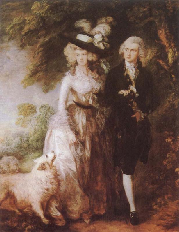 Thomas Gainsborough Mr and Mrs William Hallett Germany oil painting art